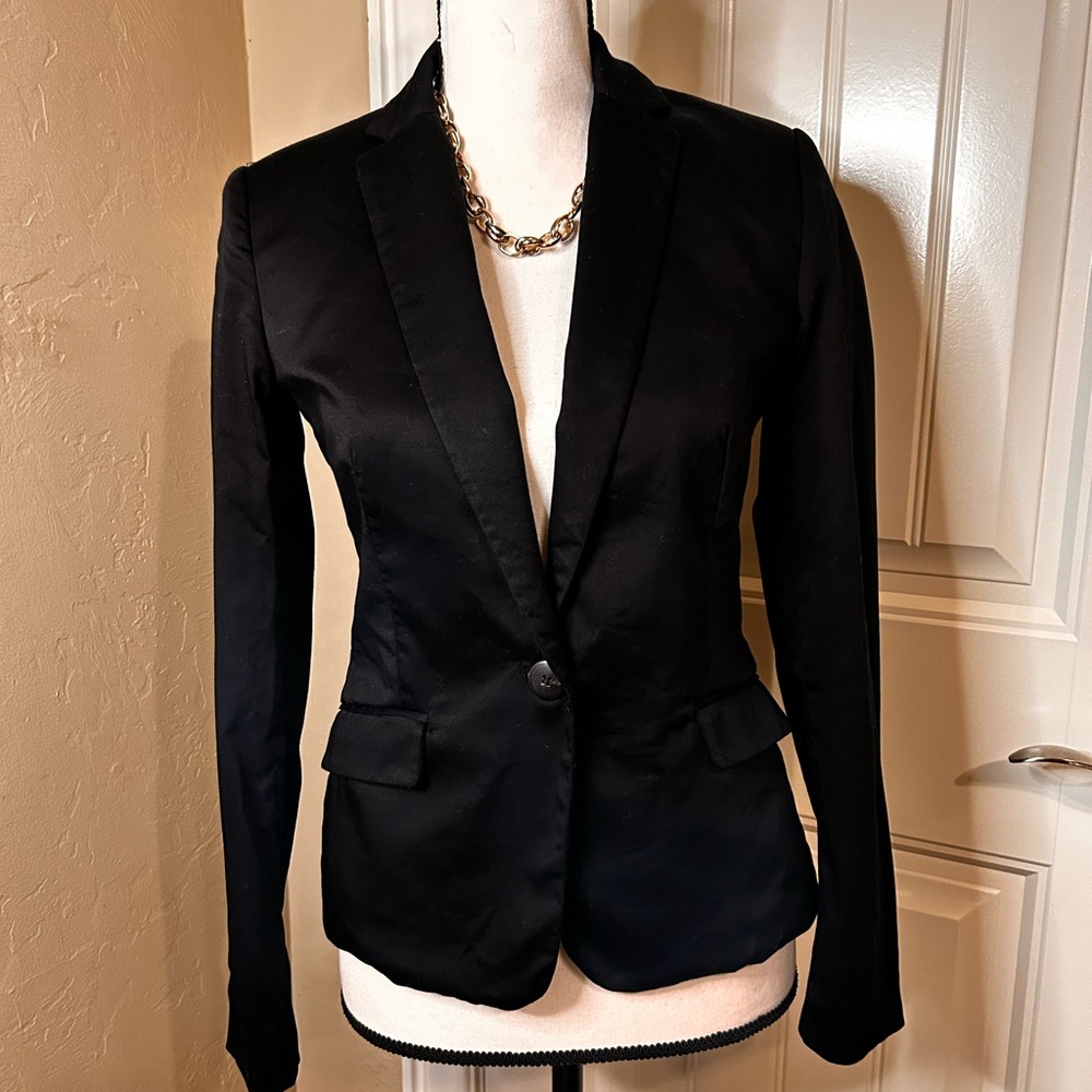 Mango MNG Basics Women's Blazer Navy blue  Size 2
